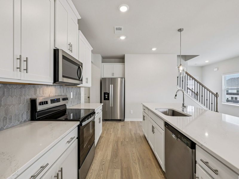 Furnished interior view inside a new home in Hawthorne Station, Atlanta (Image 6).