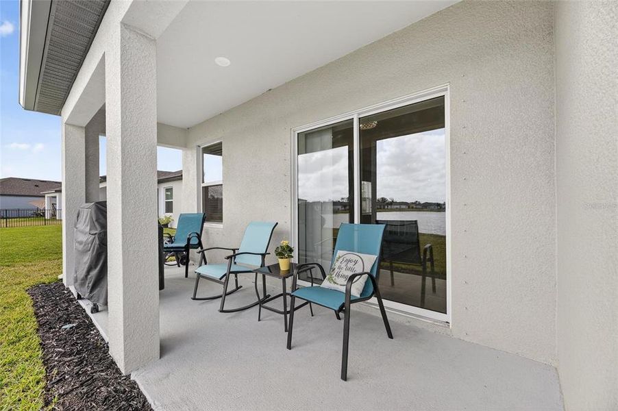 Exterior details and patio area of a home in Summerwoods, Parrish (Image 4).