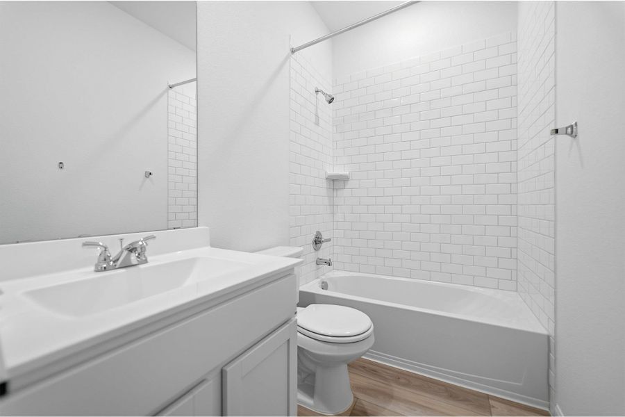 Furnished interior view inside a new home in Municipal Drive Townhomes, Leander (Image 3).