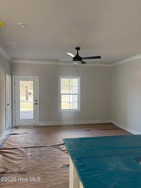 In-progress construction of a new home in Autumn Trail, Bolivia, NC (Image 3).