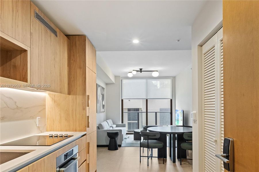 Furnished interior view inside a new home in , Miami (Image 6).