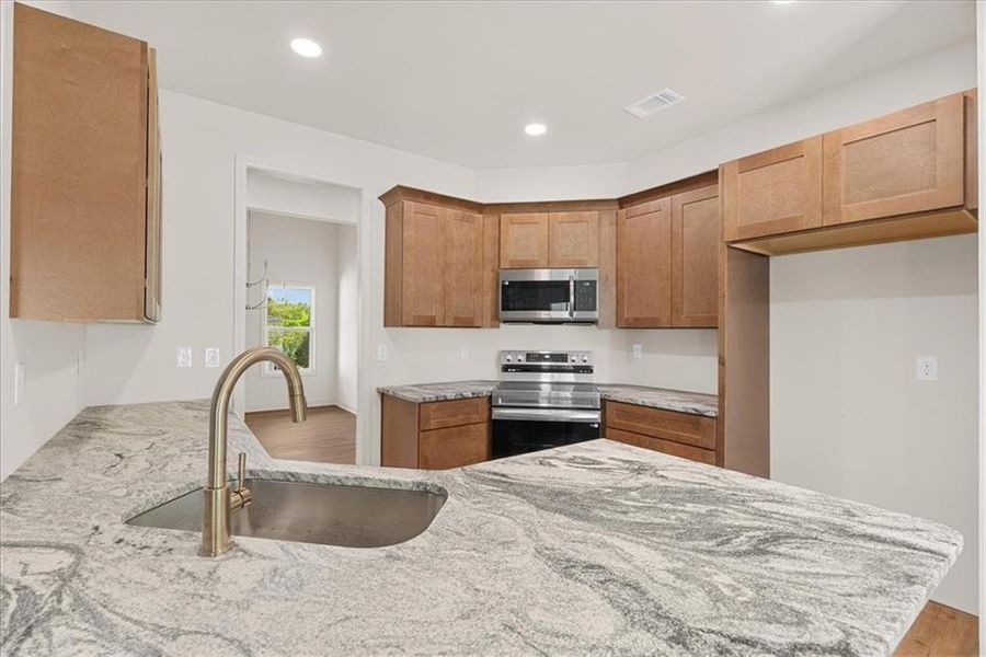 Furnished interior view inside a new home in , Calhoun (Image 7).