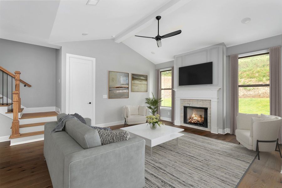 Representative furnished interior of a home built from the The Downing by Greentech Homes LLC in The Thicket at Sedman Hills, Hixson (Image 7).
