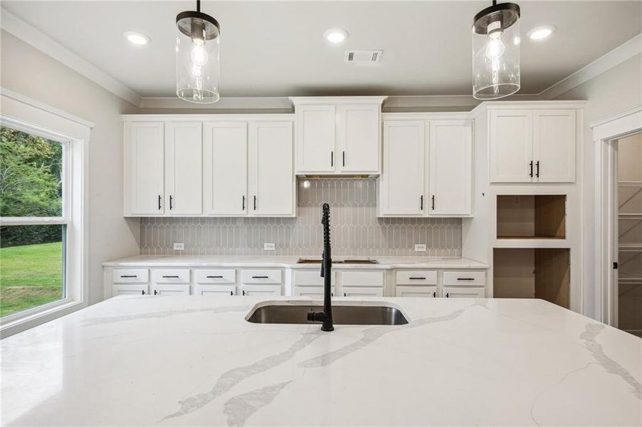 Furnished interior view inside a new home in Rosewood Lake Estates, Hoschton (Image 19).