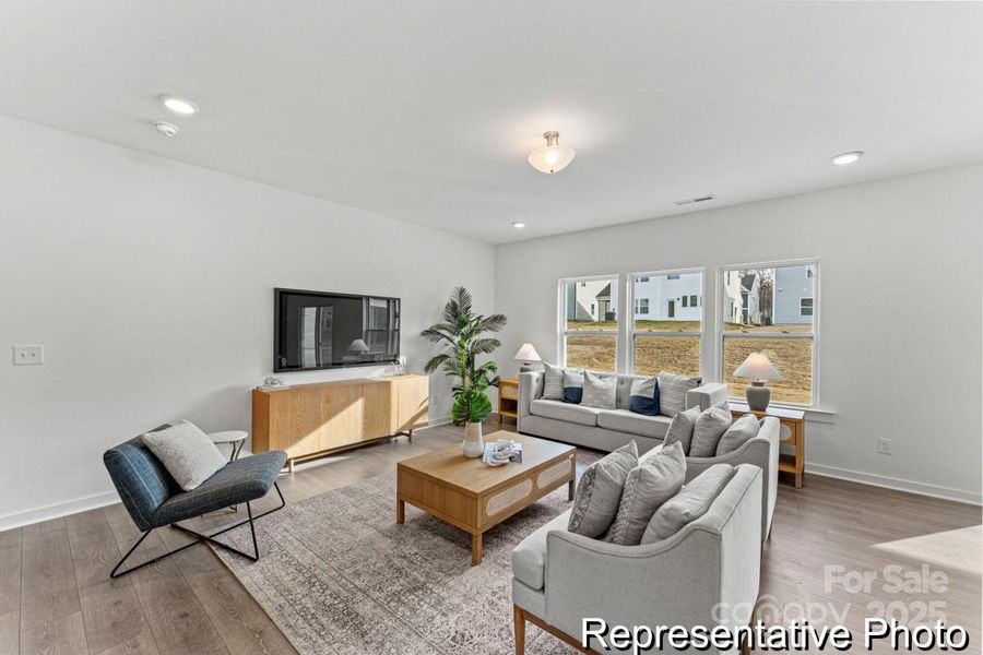 Furnished interior view inside a new home in Heritage Hall, Statesville (Image 7). Furnished interior view inside a new home in Heritage Hall, Statesville (Image 7).