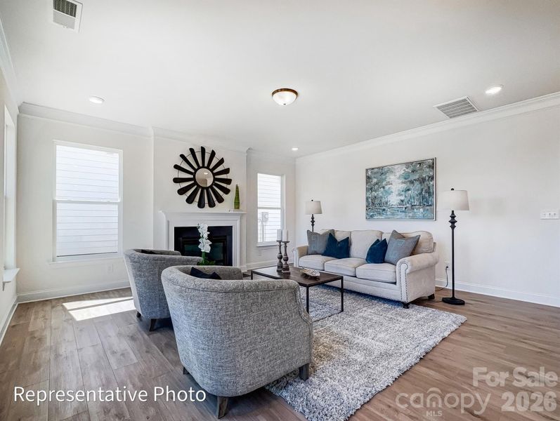 Furnished interior view inside a new home in Ashton Park, Monroe (Image 7).