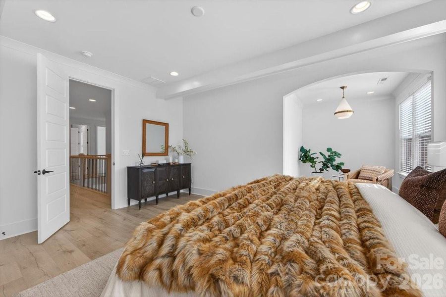 Furnished interior view inside a new home in , Charlotte (Image 41).