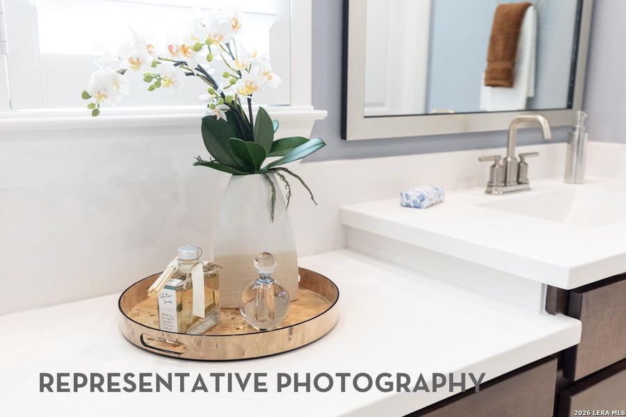 Close-up of interior finishes inside a home in Venado Crossing, Cibolo (Image 12).