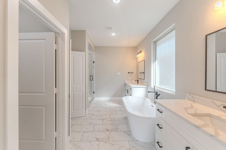 Furnished interior view inside a new home in , Houston (Image 9).