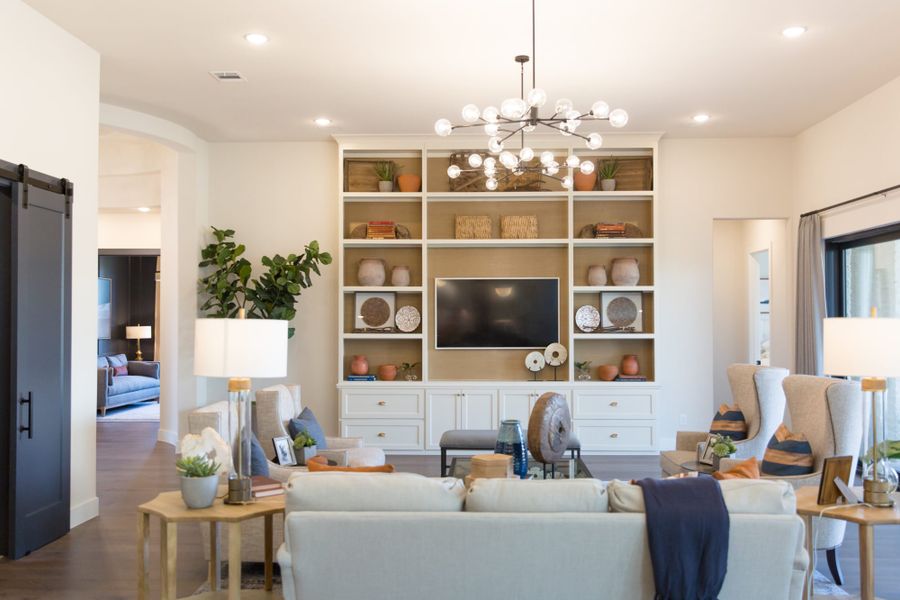 Representative furnished interior of a home built from the 6011 by Tradition Homes in Mustang Lakes, McKinney (Image 11).