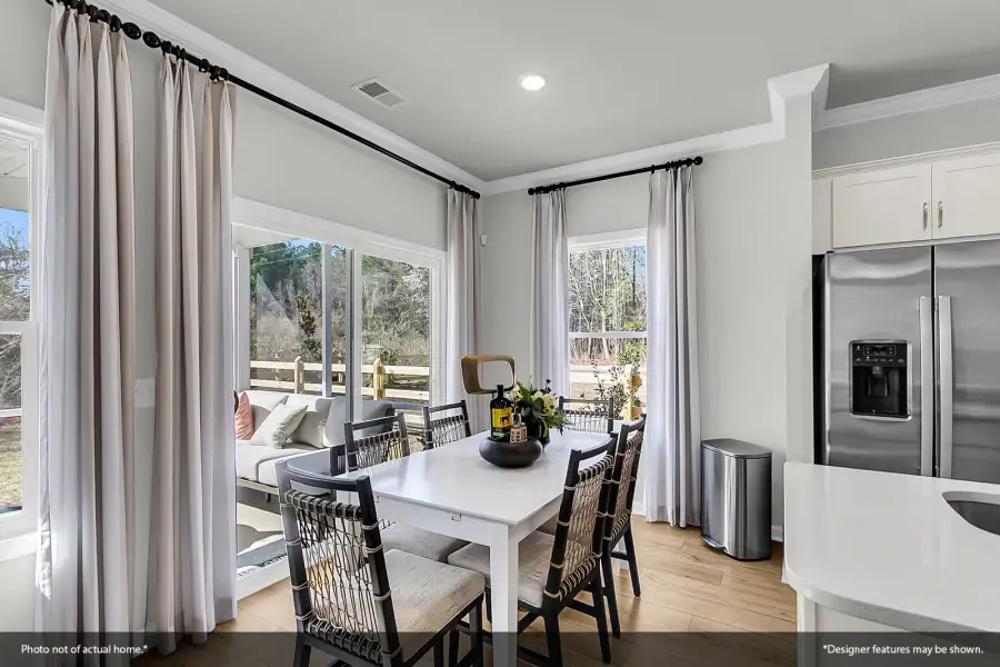 Furnished interior view inside a new home in Central Creek, Goose Creek (Image 8).