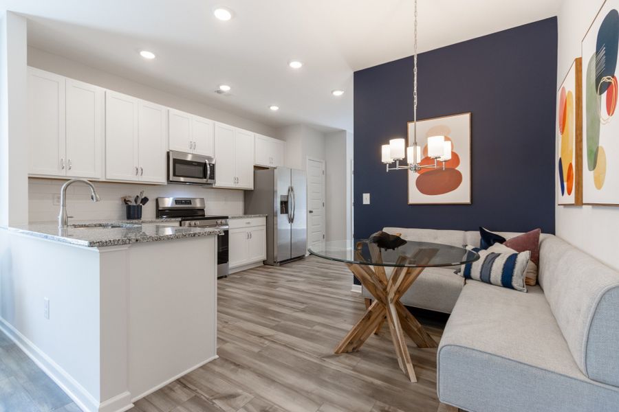 Furnished interior view inside a new home in Jackson Hills, Clarksville (Image 8).