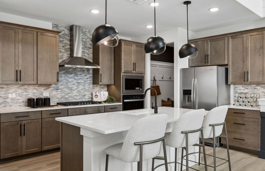 Representative furnished interior of a home built from the Rainier by Pulte Homes in Overland Grove, Forney (Image 32).