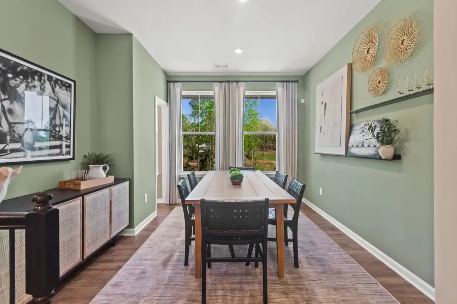Furnished interior view inside a new home in Bridgeport Townhomes, Greenville (Image 15).
