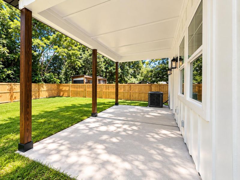 Exterior details and patio area of a home in , North Charleston (Image 28). Exterior details and patio area of a home in , North Charleston (Image 28).