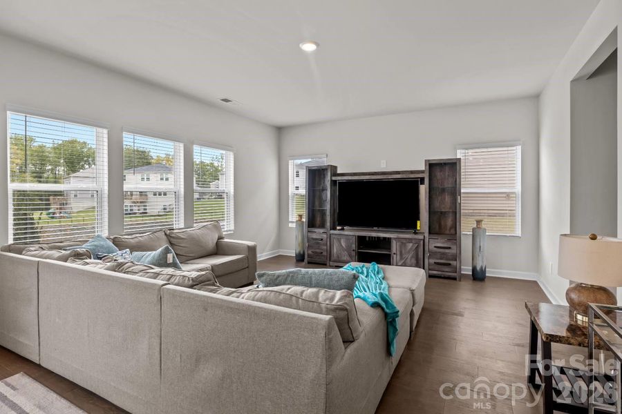 Furnished interior view inside a new home in Shepherds Landing, Mooresville (Image 12).
