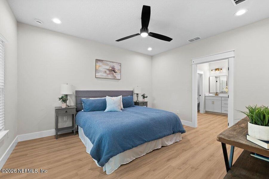 Furnished interior view inside a new home in , Jacksonville (Image 29).