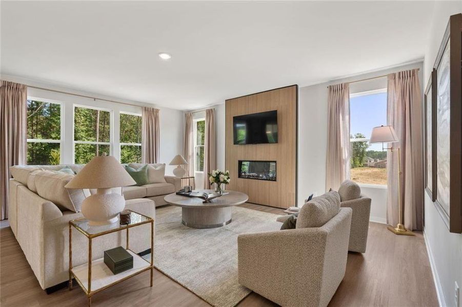 Furnished interior view inside a new home in Windsong Estates, McDonough (Image 28).