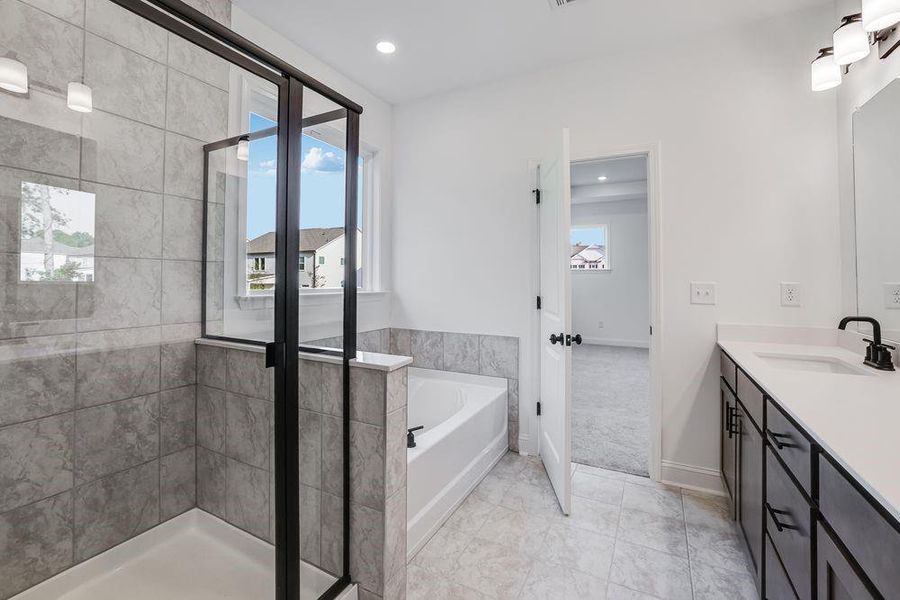 Furnished interior view inside a new home in Kennison Creek, Cumming (Image 12).