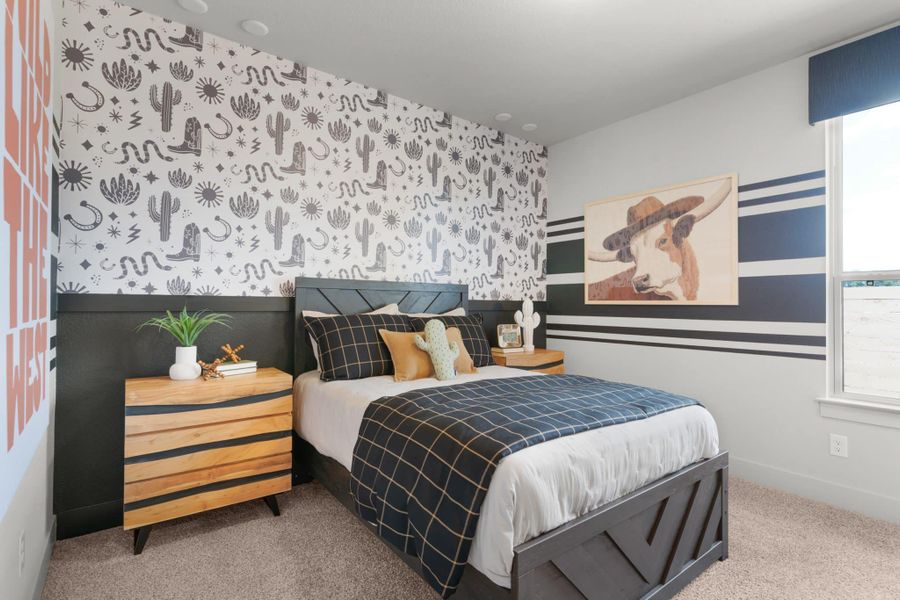 Representative furnished interior of a home built from the Branford by Chesmar Homes in Highland Village, Georgetown (Image 17).