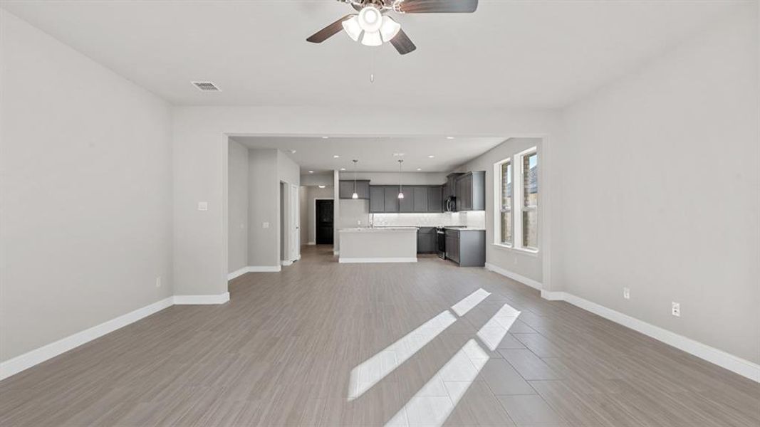 Spacious, unfurnished interior of a new home in Pecan Square, Northlake (Image 22). Spacious, unfurnished interior of a new home in Pecan Square, Northlake (Image 22).