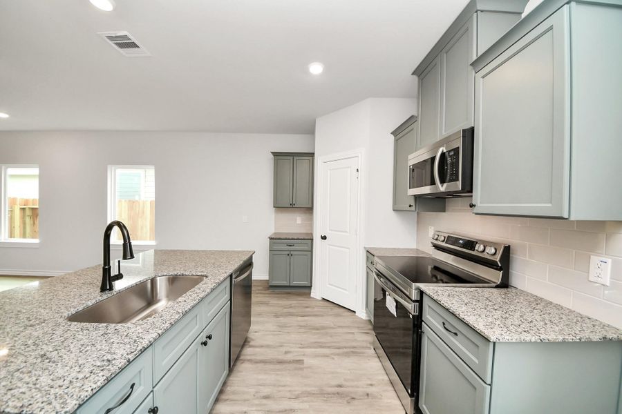 Furnished interior view inside a new home in The Enclave at Spring Branch, Montgomery (Image 14). Furnished interior view inside a new home in The Enclave at Spring Branch, Montgomery (Image 14).