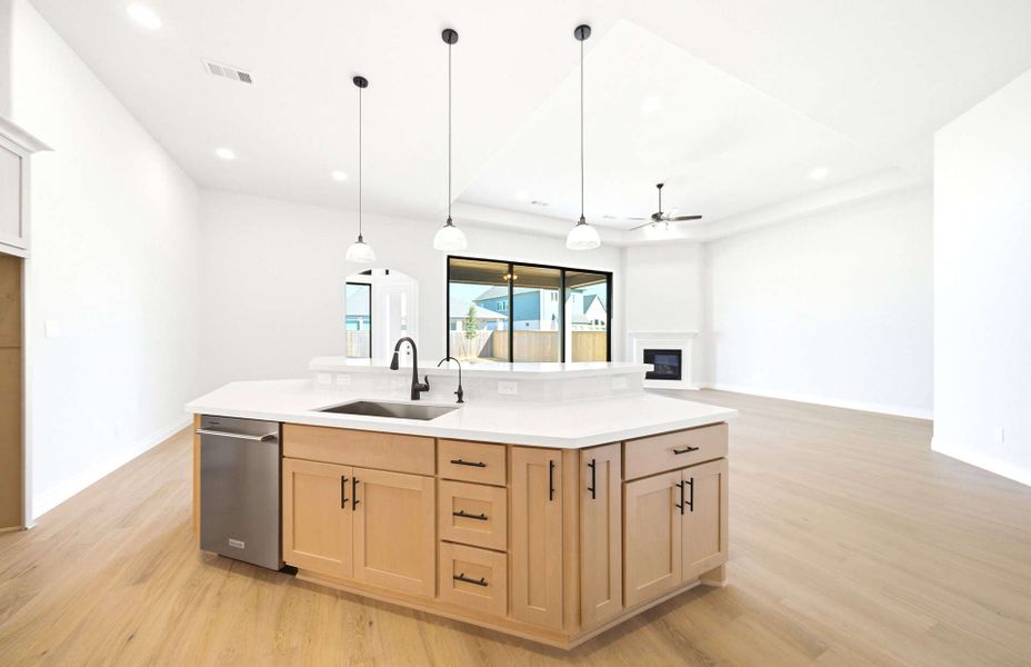 Furnished interior view inside a new home in Bridgeland 60′, Cypress (Image 8). Furnished interior view inside a new home in Bridgeland 60′, Cypress (Image 8).