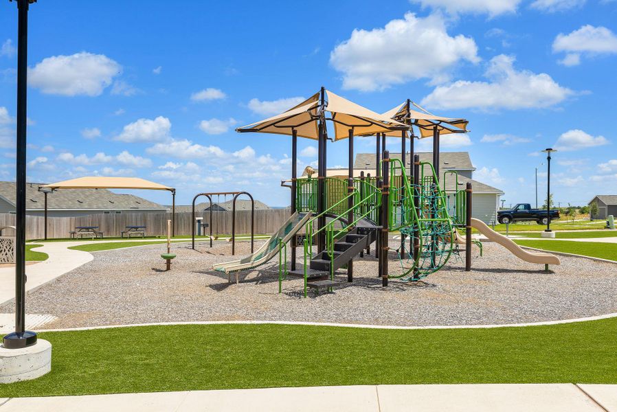 Neighborhood playground just moments from home. Neighborhood playground just moments from home.