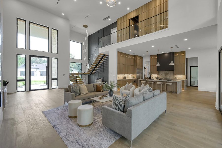 Furnished interior view inside a new home in , Montgomery (Image 5). Furnished interior view inside a new home in , Montgomery (Image 5).