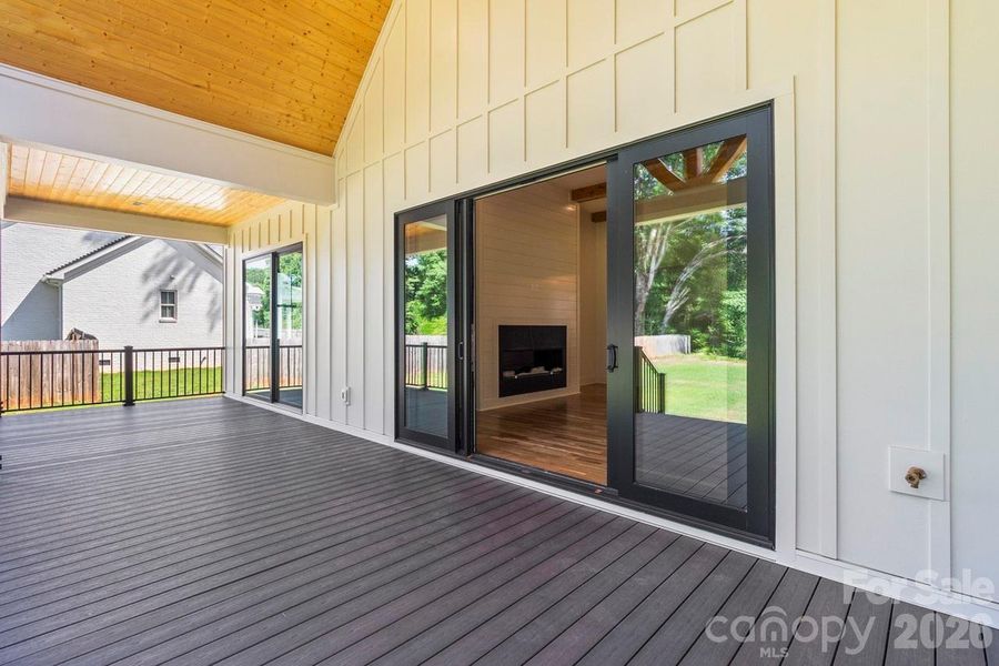 Exterior details and patio area of a home in , Lincolnton (Image 24).
