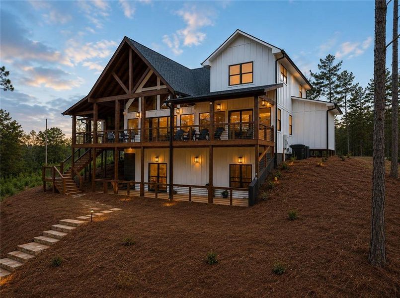 Front exterior of a new home in , Talking Rock, GA, highlighting curb appeal (Image 24). Front exterior of a new home in , Talking Rock, GA, highlighting curb appeal (Image 24).