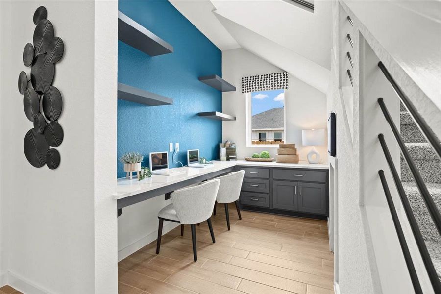 Furnished interior view inside a new home in Meyer Ranch, New Braunfels (Image 31).