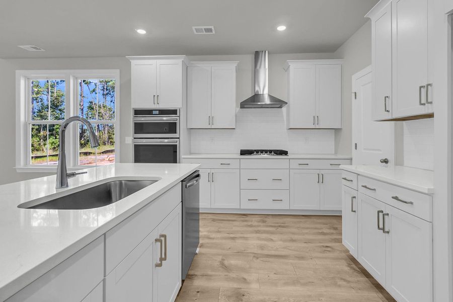 Furnished interior view inside a new home in Tidewater at Lakes of Cane Bay, Summerville (Image 6). Furnished interior view inside a new home in Tidewater at Lakes of Cane Bay, Summerville (Image 6).