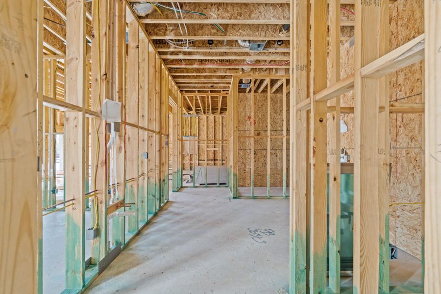 In-progress construction of a new home in The Park and The Reserve, Fulshear, TX (Image 19).