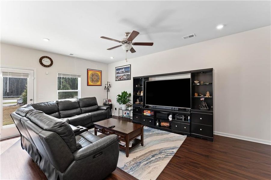 Furnished interior view inside a new home in , Sugar Hill (Image 17). Furnished interior view inside a new home in , Sugar Hill (Image 17).
