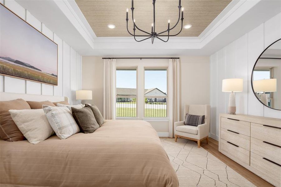 Furnished interior view inside a new home in , Prosper (Image 23).