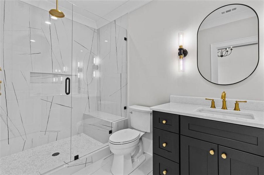 Furnished interior view inside a new home in , Dacula (Image 7).