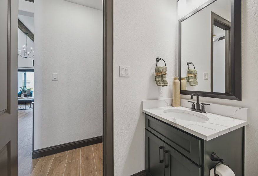 Plan 4534 powder room - staged - 13 of 20 Plan 4534 powder room - staged - 13 of 20