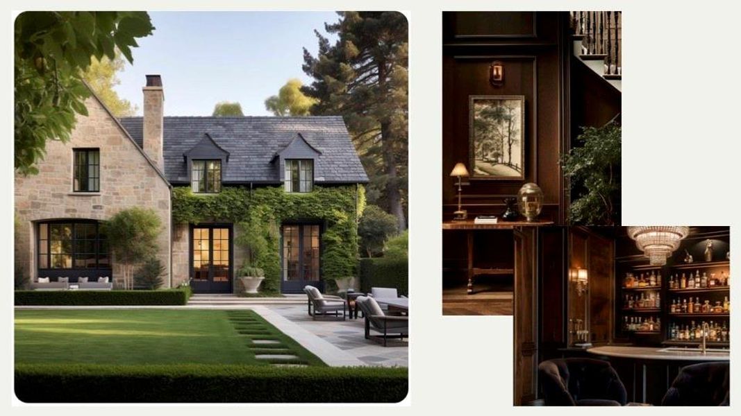 Conceptual Design board Only. Home will vary from these images.