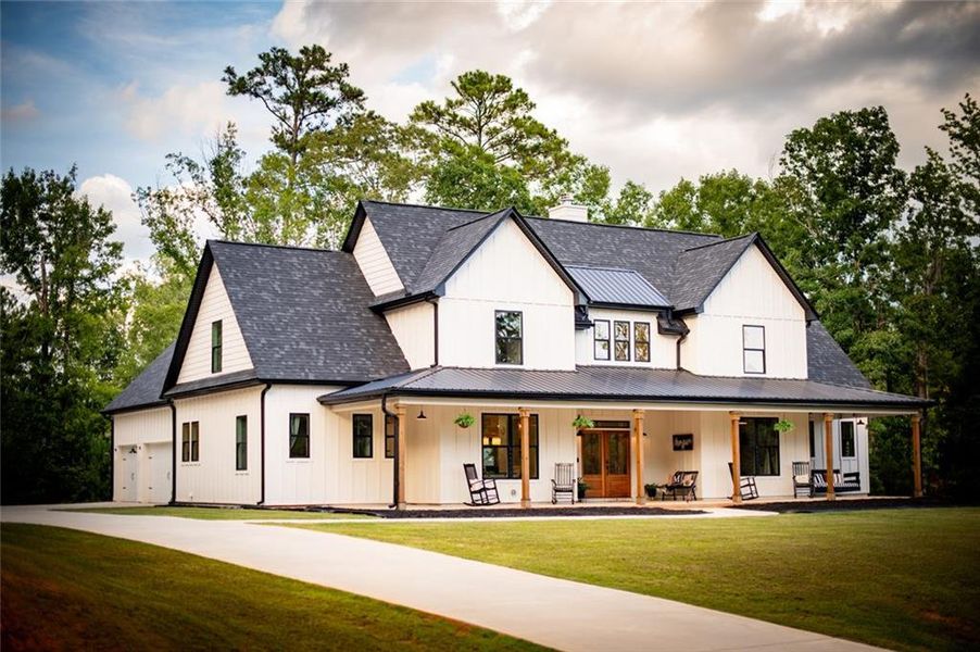 Front exterior of a new home in , Monticello, GA, highlighting curb appeal (Image 36).