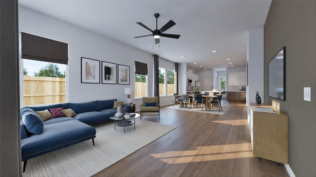 Furnished interior view inside a new home in The Porch at Du Pre, Buda (Image 12). Furnished interior view inside a new home in The Porch at Du Pre, Buda (Image 12).