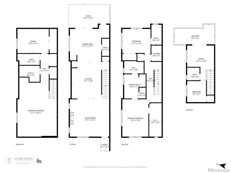 2D floor plan layout of this home in , Denver, CO (Image 20). 2D floor plan layout of this home in , Denver, CO (Image 20).