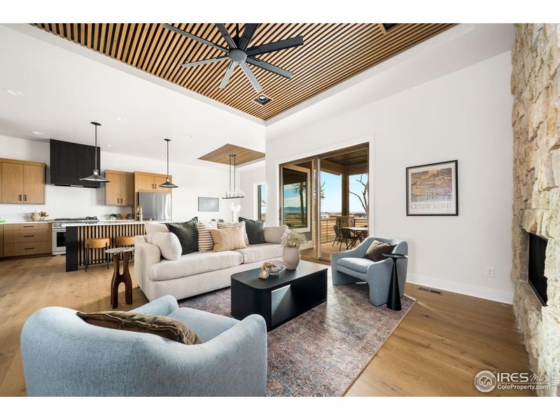 Furnished interior view inside a new home in , Timnath (Image 10).