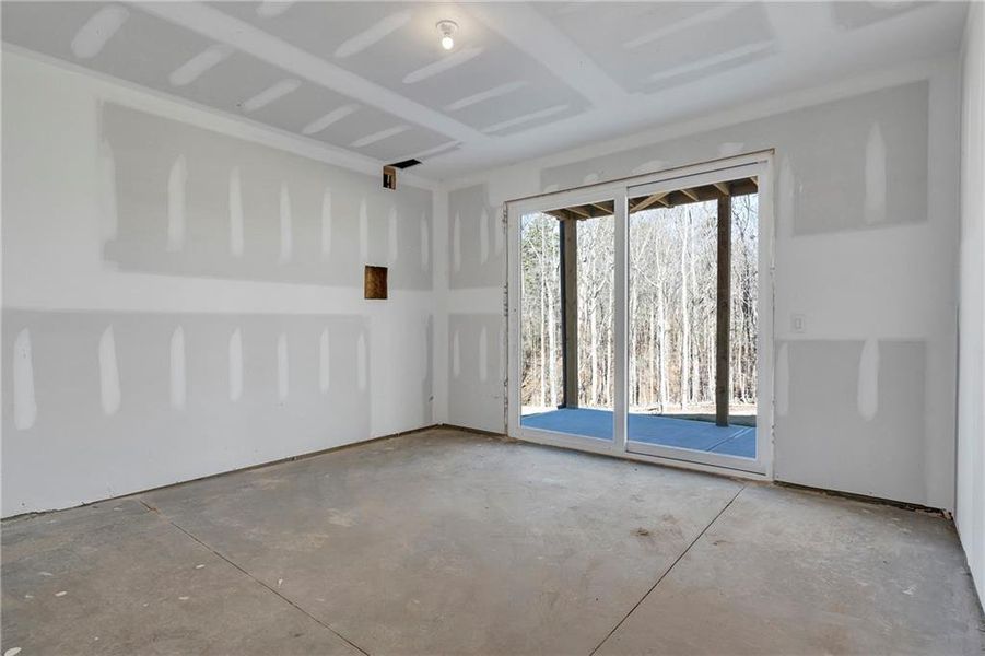 In-progress construction of a new home in , Cumming, GA (Image 44).