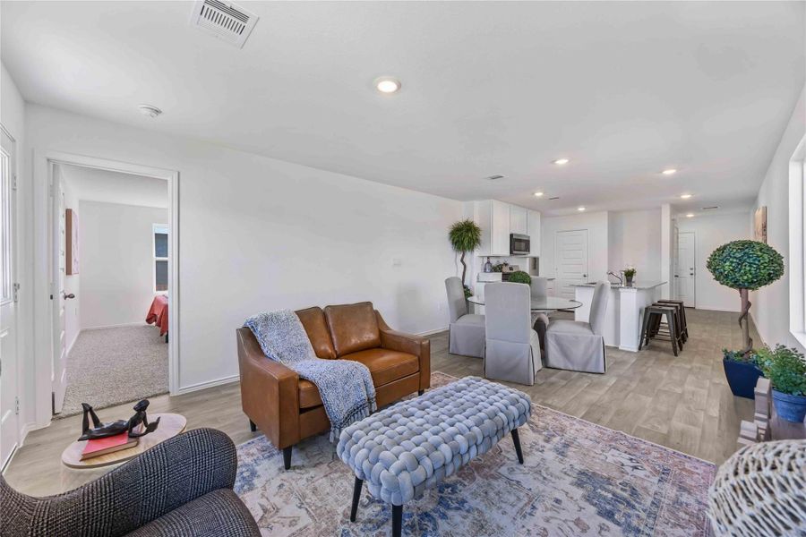 Furnished interior view inside a new home in Legacy Village, Houston (Image 8).