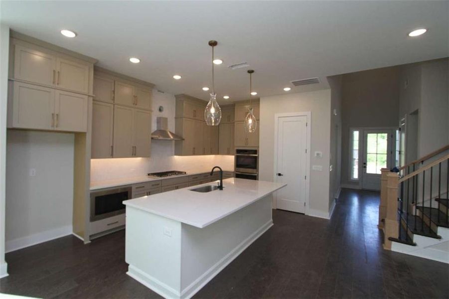 Furnished interior view inside a new home in Settingdown Farms, Cumming (Image 5).
