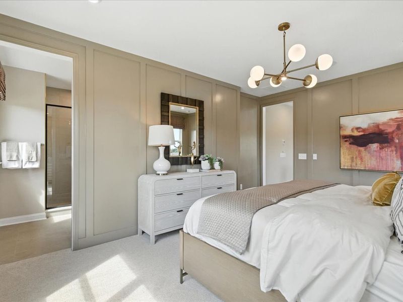 Representative furnished interior of a home built from the Sawyer by Tri Pointe Homes in Grahym at Southbridge, Fort Mill (Image 30).