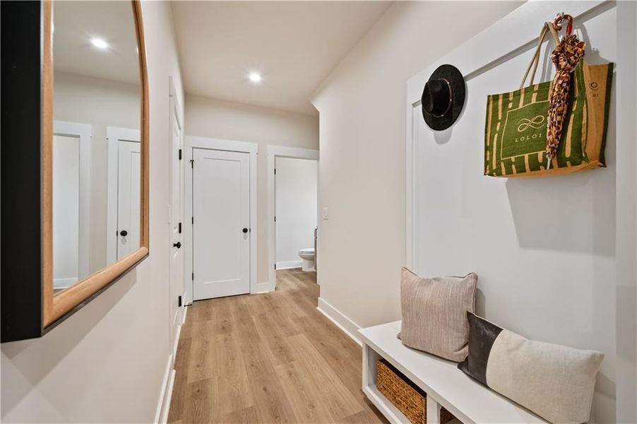 Furnished interior view inside a new home in The Paddocks at Doc Hughes, Buford (Image 31).