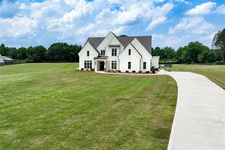 Front exterior of a new home in , Bishop, GA, highlighting curb appeal (Image 26). Front exterior of a new home in , Bishop, GA, highlighting curb appeal (Image 26).
