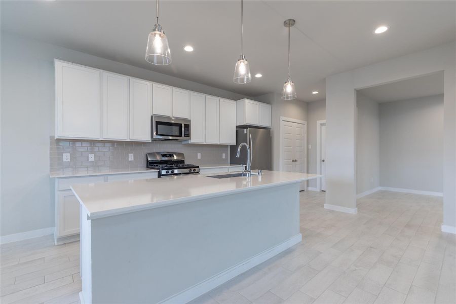 Furnished interior view inside a new home in Morton Creek Ranch, Katy (Image 11).